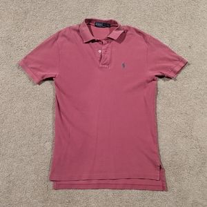 Ralph Lauren Polo Weathered Slim Fit Maroon
